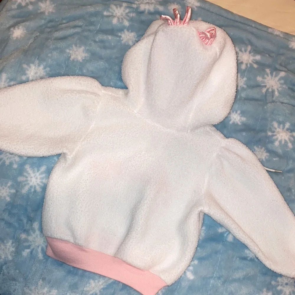 Carters vintage fleece deer hoodie size 24 Mos